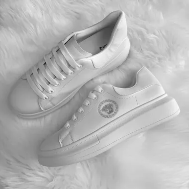 Adidasi barbati casual VIP,albi, 801 N17-2