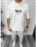 Tricou barbati alb, cu imprimeu pe spate, oversize 11813 D2-2.4