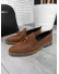 Mocasini barbati maro, tapla subtire, piele eco, comozi 12314 N6-1
