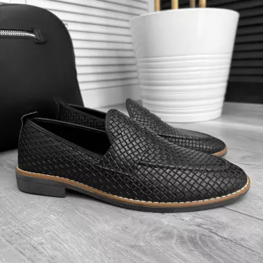 Mocasini barbati negri, tapla subtire, piele eco, comozi 12317 N2.3.4-2 Mocasini barbati negri, tapla subtire, piele eco, comozi 12317 N2.3.4-2