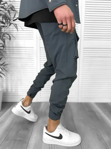 Trening barbati slim fit verde 6049 I1-4