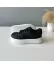 Adidasi dama casual negri cu talpa alba 1686 T4-3
