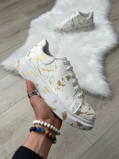 Adidasi barbati casual cu imprimeu 5577 T1-4