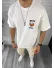 Tricou barbati alb, cu imprimeu pe spate, oversize Y043 O5-6.3 Tricou barbati alb, cu imprimeu pe spate, oversize Y043 O5-6.3