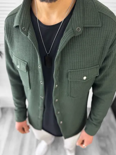 Camasa barbati casual kaki 13041