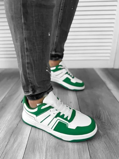 Adidasi barbati casual, verzi r907 T4-1