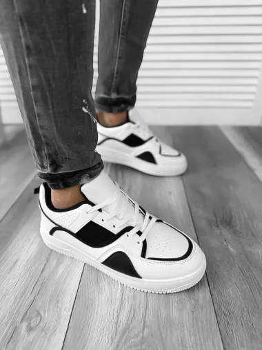 Adidasi barbati casual, albi R923 T6-3