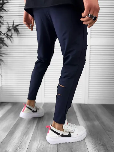 Pantaloni de trening bleumarin , conici, 13040 O4-1.2