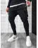 Trening barbati slim fit, negru, Pantaloni + Hanorac T12932 P20-1.1