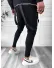 Trening barbati slim fit, negru, Pantaloni + Hanorac T12932 P20-1.1