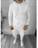 Trening barbati slim fit, alb, Pantaloni + Hanorac TY132 O6-5.2* Trening barbati slim fit, alb, Pantaloni + Hanorac TY132 O6-5.2*