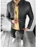 Geaca barbati neagra piele ecologica B2826 76*