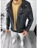 Geaca barbati neagra piele ecologica B7095 Q1-4