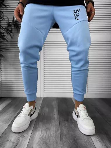 Pantaloni de trening, silon, albastri, 12616 D3-2.4