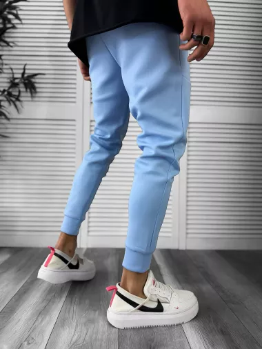 Pantaloni de trening, silon, albastri, 12616 D3-2.4