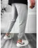Trening barbati negru oversize cu imprimeu pantaloni + bluza 12918 P18-3.1
