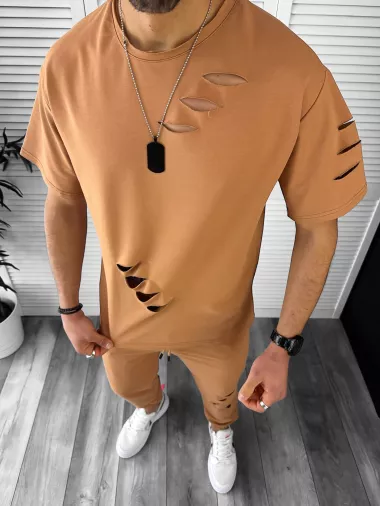 Trening barbati maro oversize pantaloni + bluza 13030 13-2.3/N8-5.3