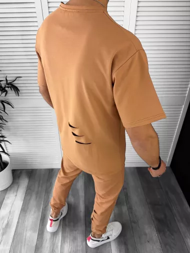 Trening barbati maro oversize pantaloni + bluza 13030 13-2.3/N8-5.3