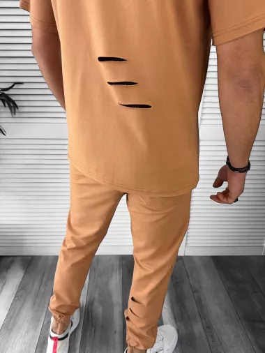 Trening barbati maro oversize pantaloni + bluza 13030 13-2.3/N8-5.3