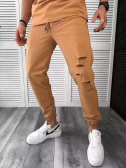 Pantaloni de trening maro 13032