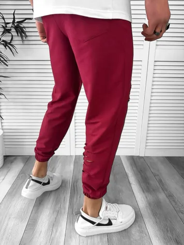Pantaloni de trening grena 13033