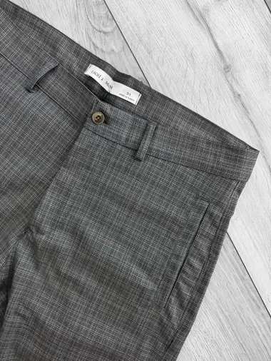 Pantaloni barbati kaki smart casual ZR P18028 D7-3