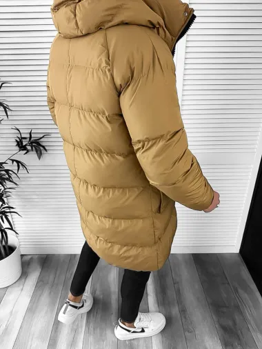 Geaca barbati groasa maro de iarna 1021 127-2