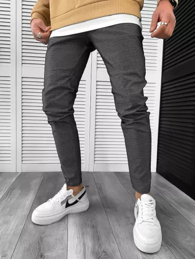Pantaloni barbati casual gri 7114 O2-5.2