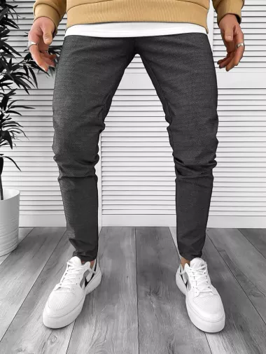 Pantaloni barbati casual gri 7114 O2-5.2