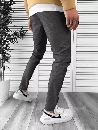 Pantaloni barbati casual gri 7114 O2-5.2