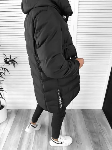 Geaca barbati groasa neagra de iarna 80801 67-3