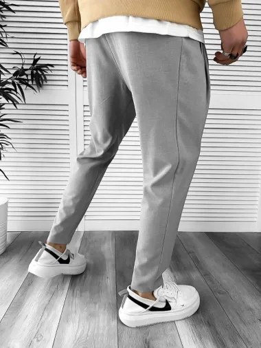Pantaloni barbati casual gri H9008 D3-2.3