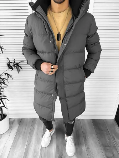 Geaca barbati de iarna gri 9020 59-1