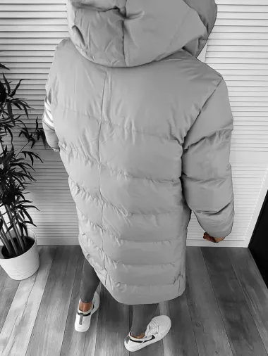 Geaca barbati groasa gri de iarna 9020 D1-3