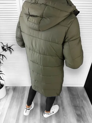 Geaca barbati groasa de iarna, kaki A08 T57-1