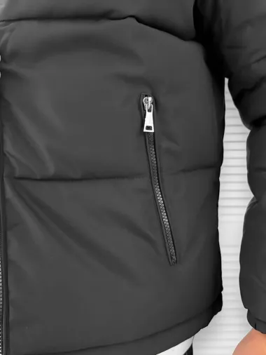 Geaca barbati de iarna, imblanita, bej 5152 T11-1