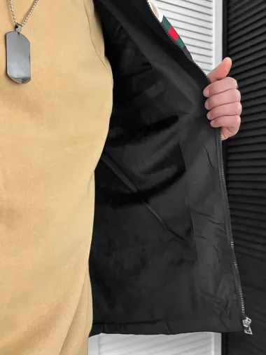 Geaca barbati de iarna, imblanita, bej 5152 T11-1