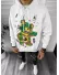 Hanorac barbati alb cu imprimeu slim fit k115 36-5 Hanorac barbati alb cu imprimeu slim fit k115 36-5