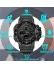 Ceas barbati sport, negru cu albastru W1015