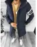 Geaca barbati groasa bleumarin de iarna 9020 66-4