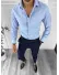 Camasa barbati slim fit albastra 12990 W2