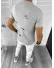 Tricou barbati gri, slim fit, 12995 O3-4.2