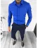 Camasa barbati albastra slim fit 13004 W19-3 Camasa barbati albastra slim fit 13004 W19-3