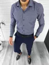 Camasa barbati eleganta cu imprimeu slim fit 13007 W2-3.4.5