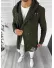 Cardigan barbati kaki cu gluga slim fit ZR T3559 S2