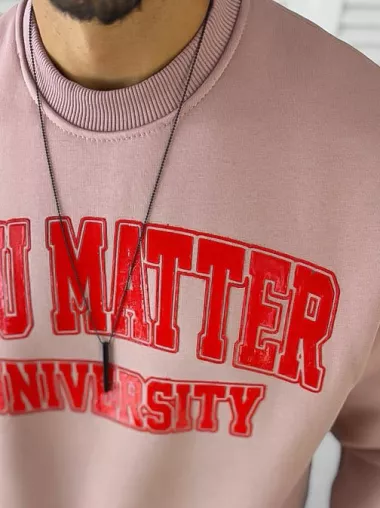 Trening barbati slim fit roz Pantaloni + Hanorac K170 O3-5.1