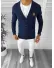 Bluza barbati bleumarin slim fit 12978