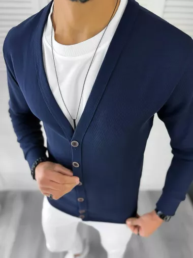 Bluza barbati bleumarin slim fit 12980 U1