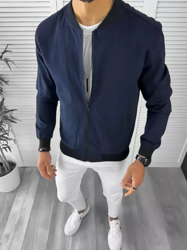 Geaca barbati de toamna, bleumarin 12970 Z35