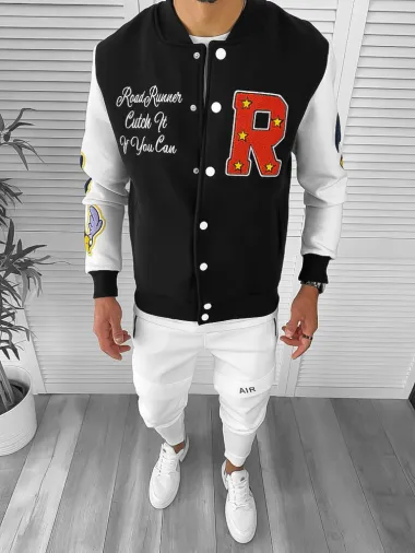 Geaca barbati de toamna cu imprimeu K185 O3-4.2